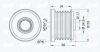IPD 15-3180 (153180) Alternator Freewheel Clutch