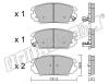 fri.tech. 902.0 (9020) Brake Pad Set, disc brake