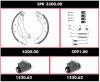 ROADHOUSE SPK330000 Brake Set, drum brakes