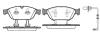 REMSA 144112 Brake Pad Set, disc brake