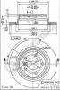 BREMBO 09.6841.11 (09684111) Brake Disc