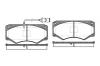 ROADHOUSE 204752 Brake Pad Set, disc brake