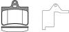 ROADHOUSE 283020 Brake Pad Set, disc brake