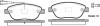 REMSA 0859.11 (085911) Brake Pad Set, disc brake