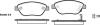 REMSA 085921 Brake Pad Set, disc brake