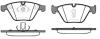 REMSA 085730 Brake Pad Set, disc brake