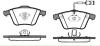 REMSA 096452 Brake Pad Set, disc brake