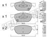 fri.tech. 883.0 (8830) Brake Pad Set, disc brake