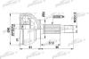 PATRON PCV1006 Joint Kit, drive shaft