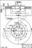 BREMBO 09.7010.21 (09701021) Brake Disc