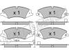 fri.tech. 853.6 (8536) Brake Pad Set, disc brake