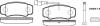 ROADHOUSE 296102 Brake Pad Set, disc brake