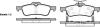 REMSA 086202 Brake Pad Set, disc brake
