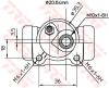 TRW BWF298 Wheel Brake Cylinder