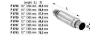 FENNO P8743 Flex Hose, exhaust system