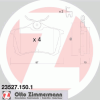 ZIMMERMANN 235271501 Brake Pad Set, disc brake