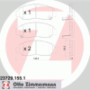 ZIMMERMANN 237291551 Brake Pad Set, disc brake