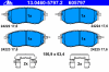 ATE 13046057972 Brake Pad Set, disc brake