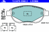 ATE 13.0470-3966.2 (13047039662) Brake Pad Set, disc brake