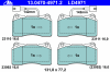 ATE 13.0470-4971.2 (13047049712) Brake Pad Set, disc brake