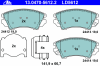 ATE 13.0470-5612.2 (13047056122) Brake Pad Set, disc brake