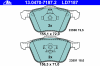 ATE 13.0470-7187.2 (13047071872) Brake Pad Set, disc brake
