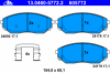 ATE 13.0460-5772.2 (13046057722) Brake Pad Set, disc brake