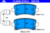 ATE 13.0460-2755.2 (13046027552) Brake Pad Set, disc brake