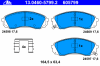 ATE 13.0460-5799.2 (13046057992) Brake Pad Set, disc brake