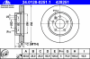 ATE 24.0128-0251.1 (24012802511) Brake Disc