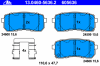 ATE 13.0460-5636.2 (13046056362) Brake Pad Set, disc brake