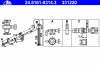 ATE 24.5161-0314.3 (24516103143) Brake Hose