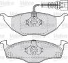 VALEO 598735 Brake Pad Set, disc brake
