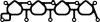 AJUSA 13131900 Gasket, intake manifold