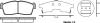 ROADHOUSE 2119900 Brake Pad Set, disc brake
