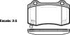 REMSA 043454 Brake Pad Set, disc brake