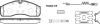 REMSA 065122 Brake Pad Set, disc brake