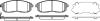 REMSA 029311 Brake Pad Set, disc brake