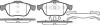 REMSA 084310 Brake Pad Set, disc brake