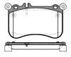 REMSA 146500 Brake Pad Set, disc brake