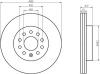 HELLA PAGID 8DD355102-811 (8DD355102811) Brake Disc