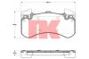 NK 2247108 Brake Pad Set, disc brake