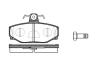 ROADHOUSE 2297.10 (229710) Brake Pad Set, disc brake