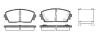 ROADHOUSE 2148102 Brake Pad Set, disc brake