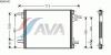 AVA QUALITY COOLING MSA5345 Condenser, air conditioning