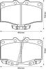 BENDIX 572185B Brake Pad Set, disc brake