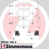 ZIMMERMANN 24122.190.2 (241221902) Brake Pad Set, disc brake