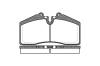 ROADHOUSE 228800 Brake Pad Set, disc brake