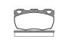REMSA 026600 Brake Pad Set, disc brake