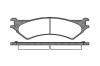 REMSA 0737.00 (073700) Brake Pad Set, disc brake